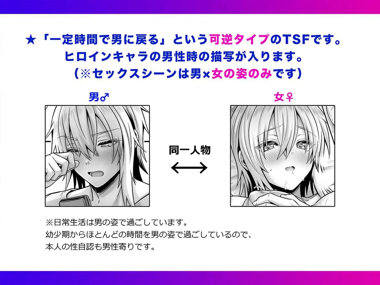 俺の親友はTS(性転換)体質 総集編1 - ページ07