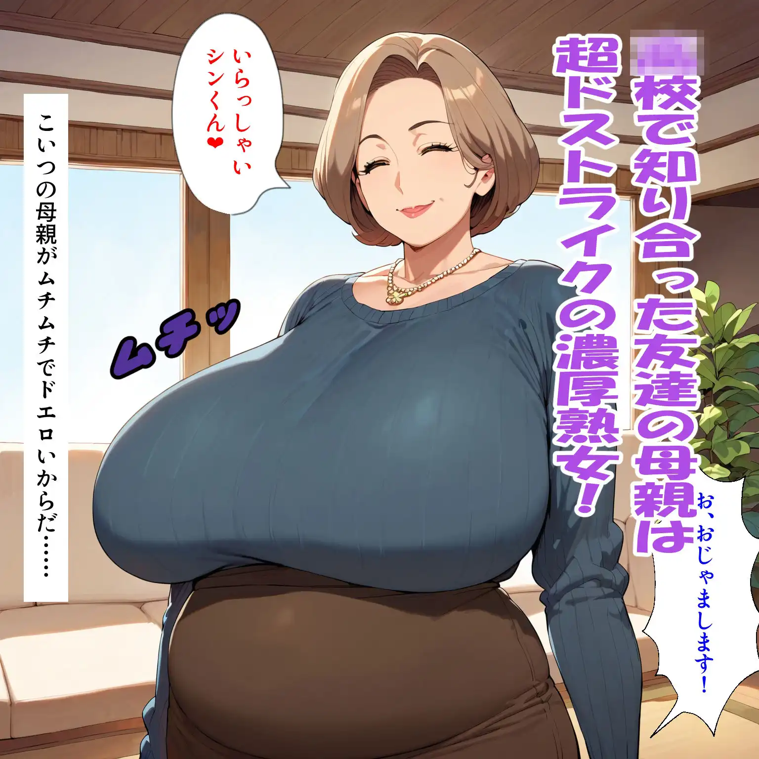 友母がムチムチでエロすぎる! - サンプル1
