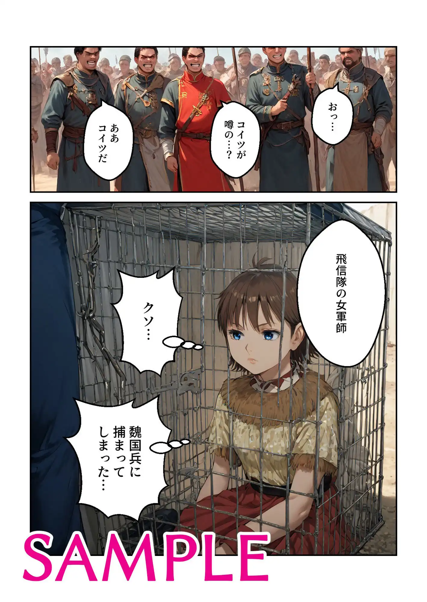 キング◯ム 魏国に囚われし女軍師【マンガ】 - サンプル1