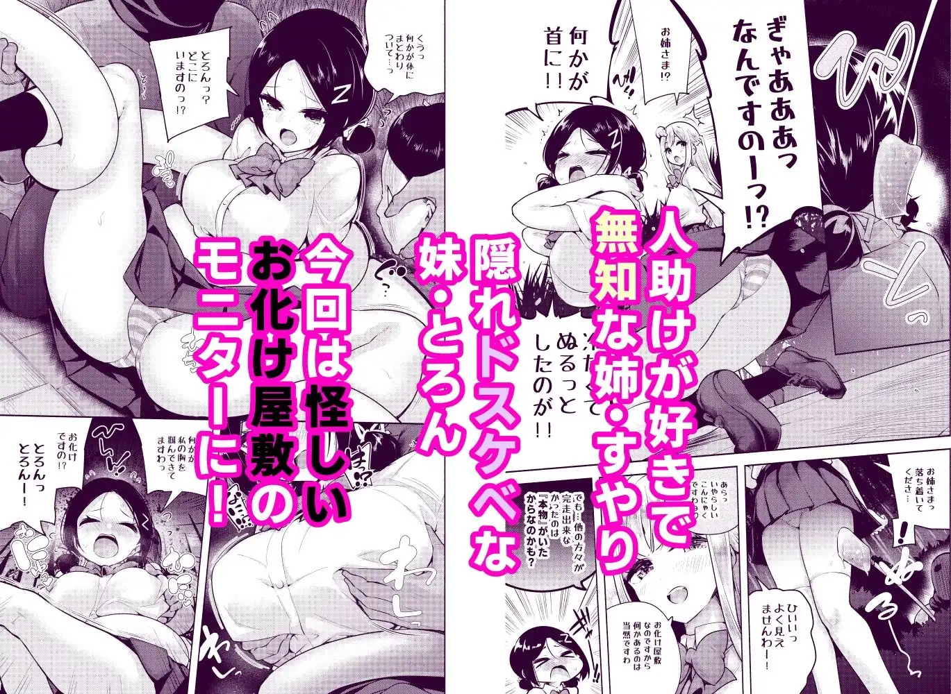 お嬢様姉妹のいたずらチャレンジ!3rd - サンプル1