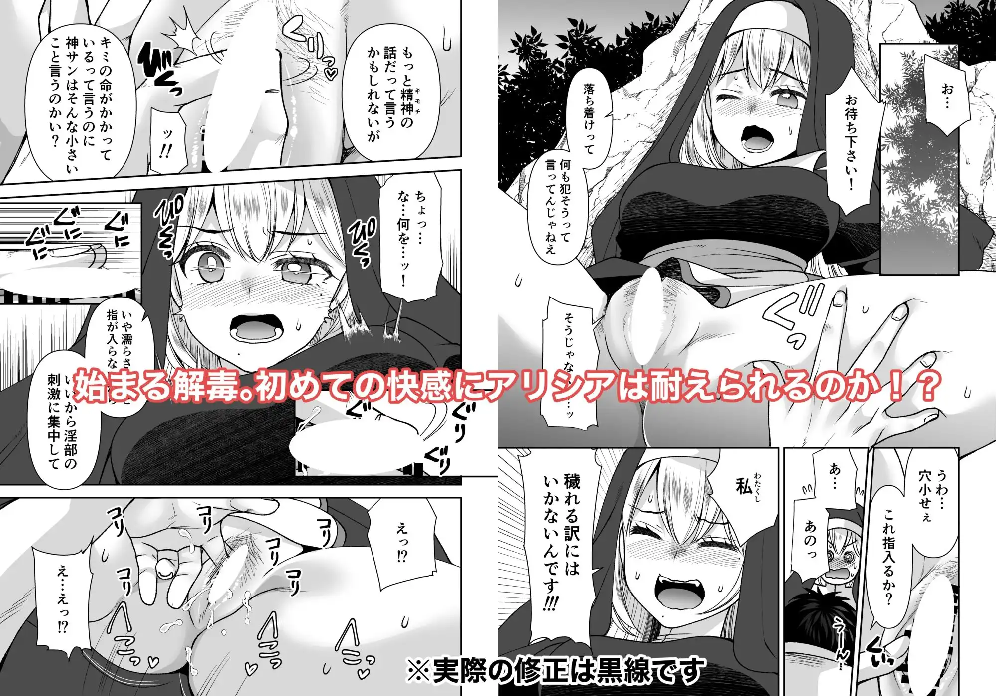 ド真面目聖女解毒のために×××しないといけませんが穢れる訳にはいきませんッ - サンプル4
