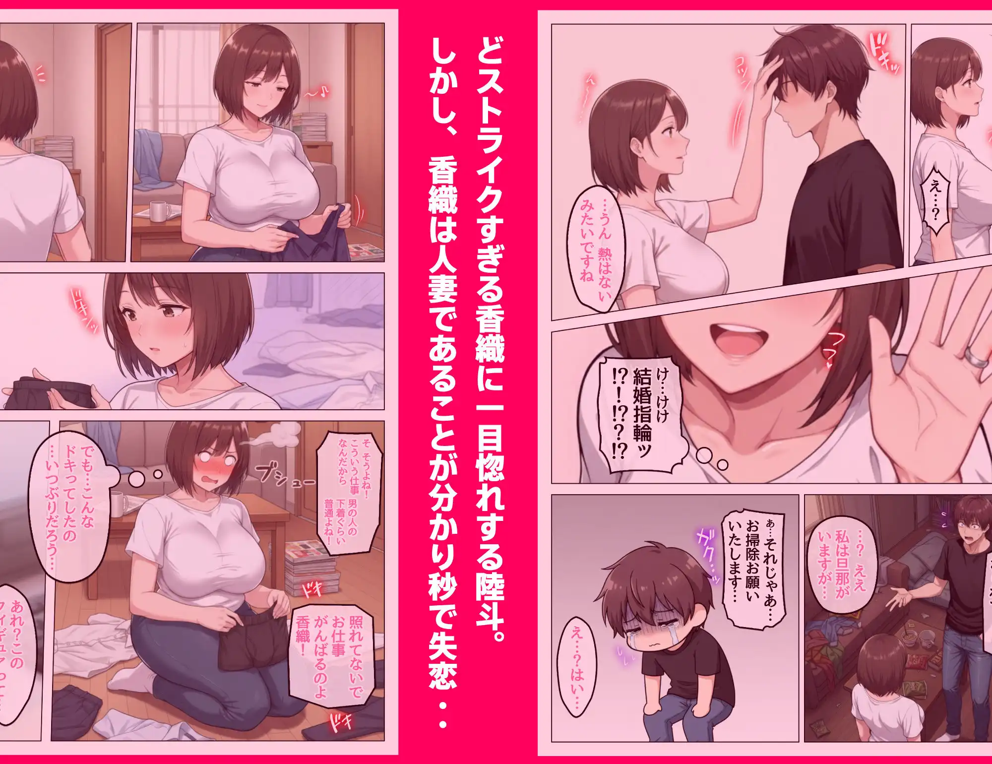 家事代行で出会ったむちむち人妻が俺の理想すぎたのでクズ夫から寝取って幸せにするお話 - サンプル4