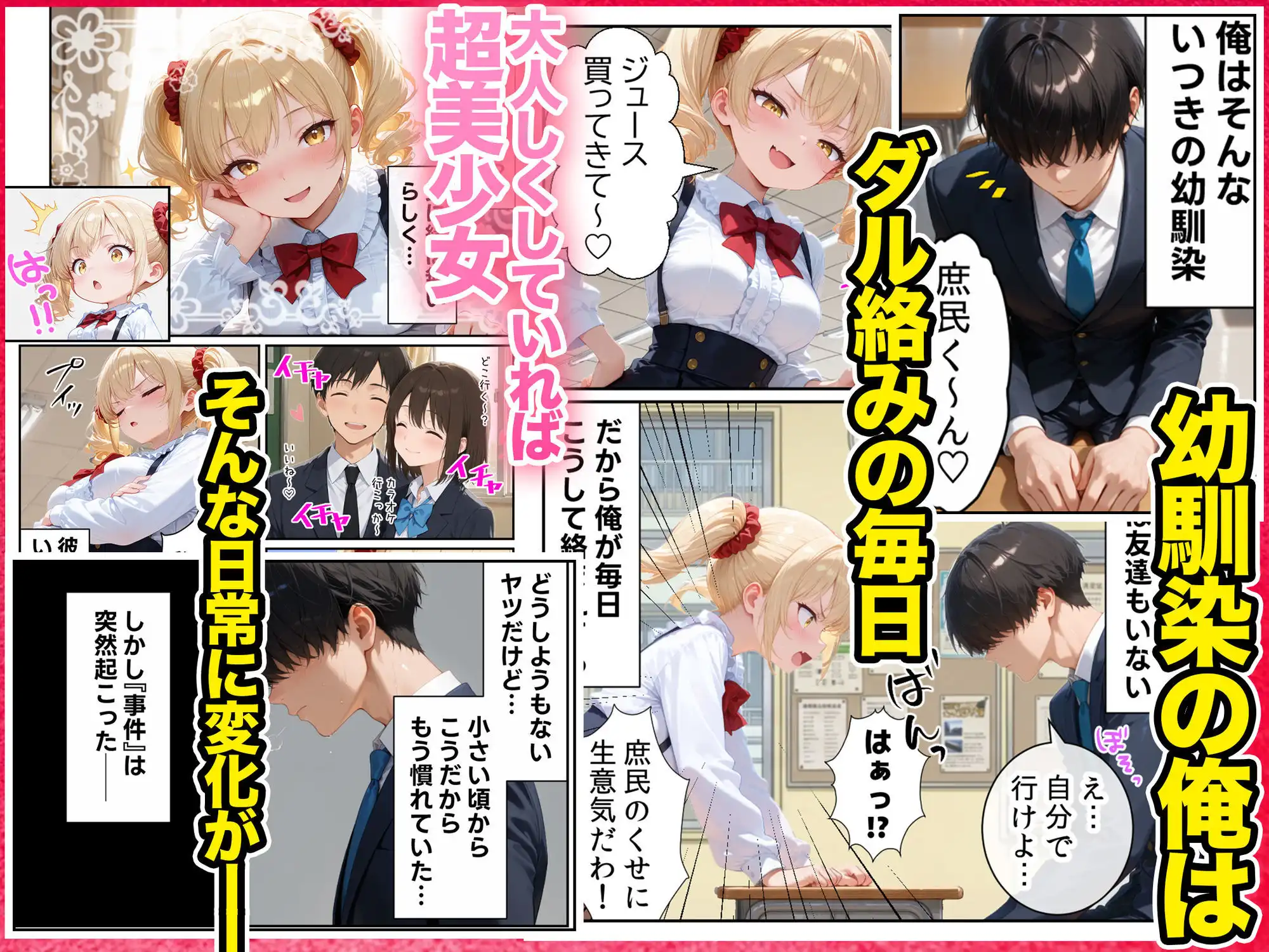 庶民をバカにしてた没落令嬢の幼馴染を俺だけのメイドに調教した話〜前編〜 - サンプル2