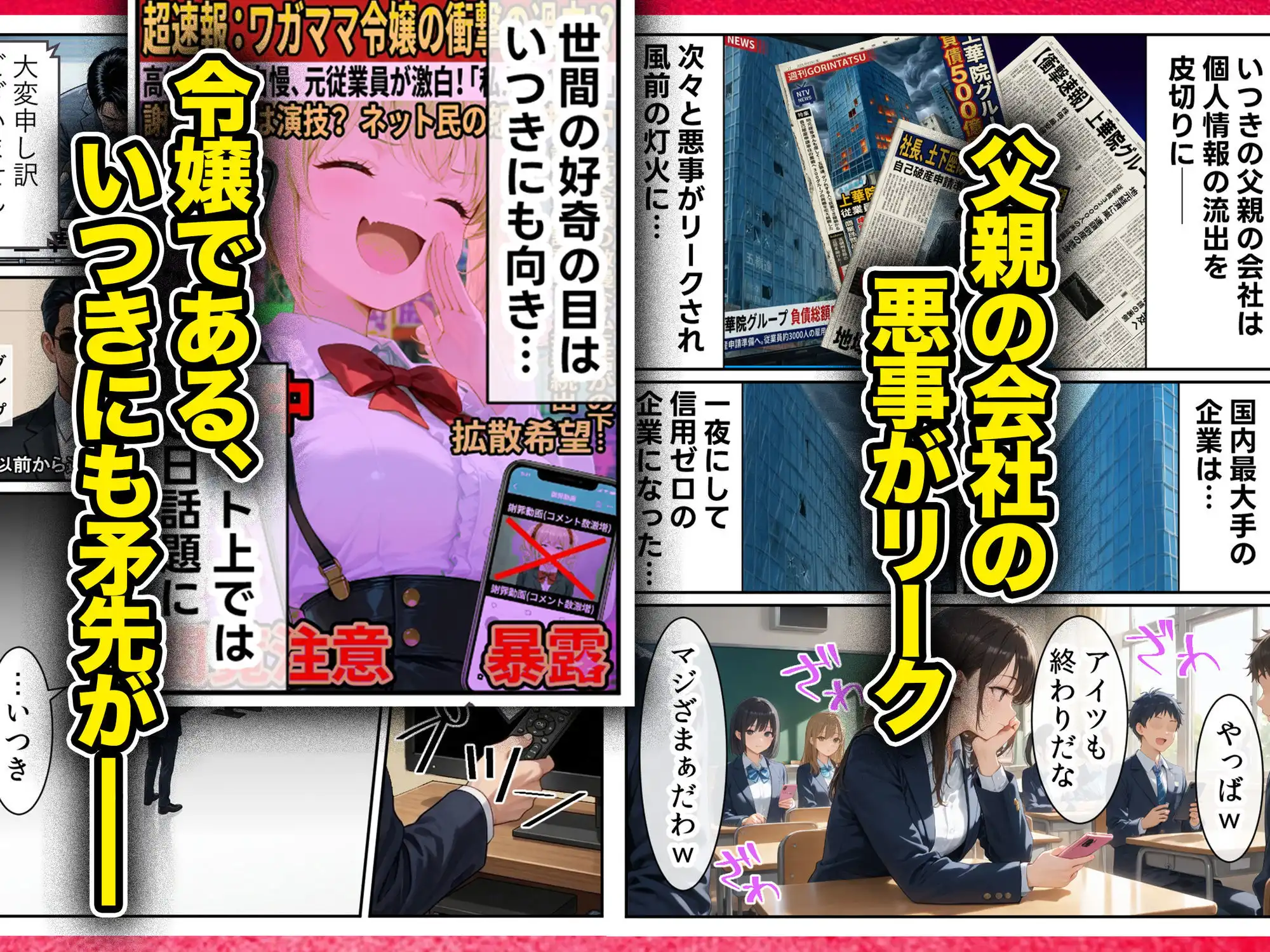 庶民をバカにしてた没落令嬢の幼馴染を俺だけのメイドに調教した話〜前編〜 - サンプル3