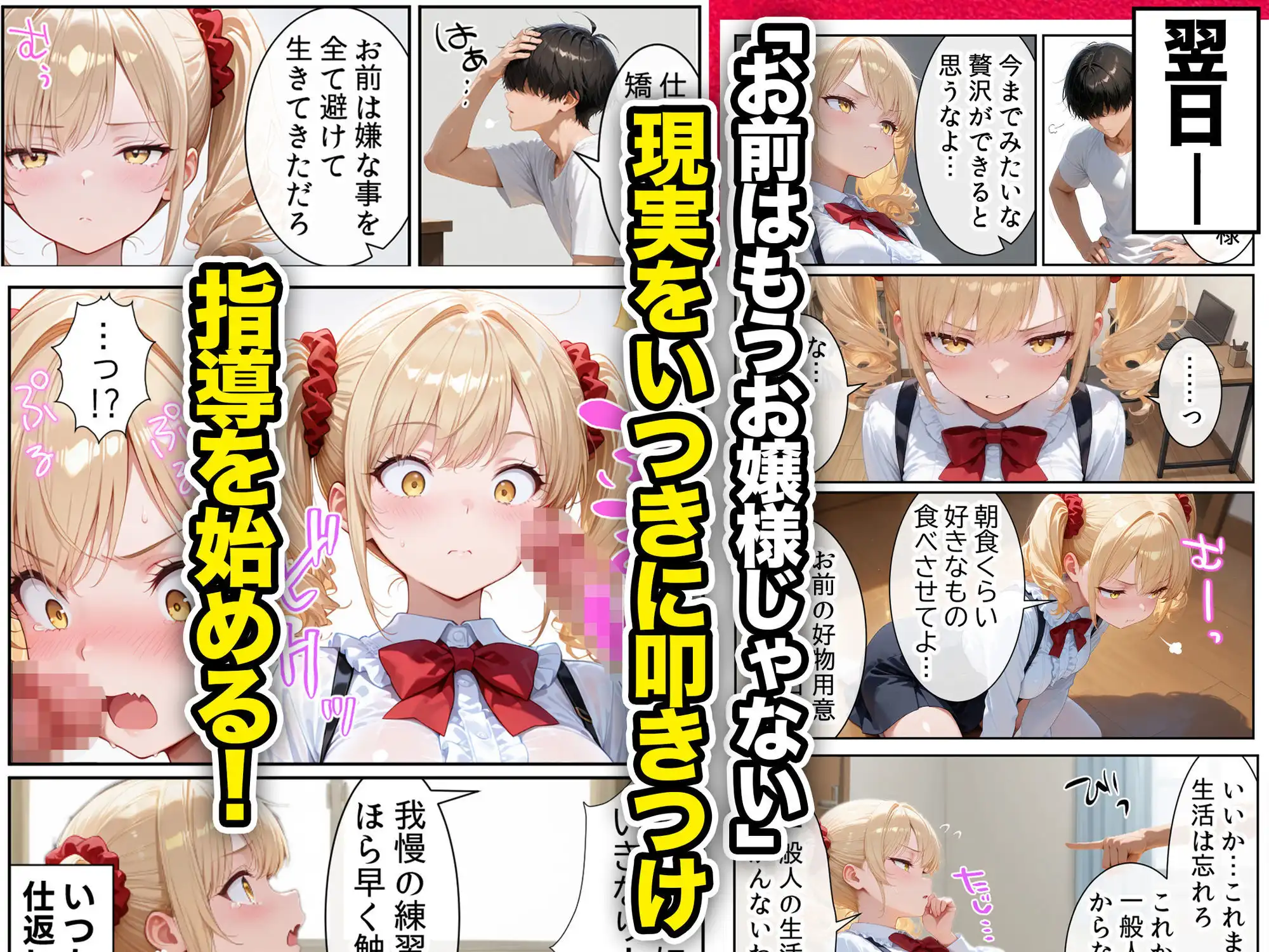 庶民をバカにしてた没落令嬢の幼馴染を俺だけのメイドに調教した話〜前編〜 - サンプル9