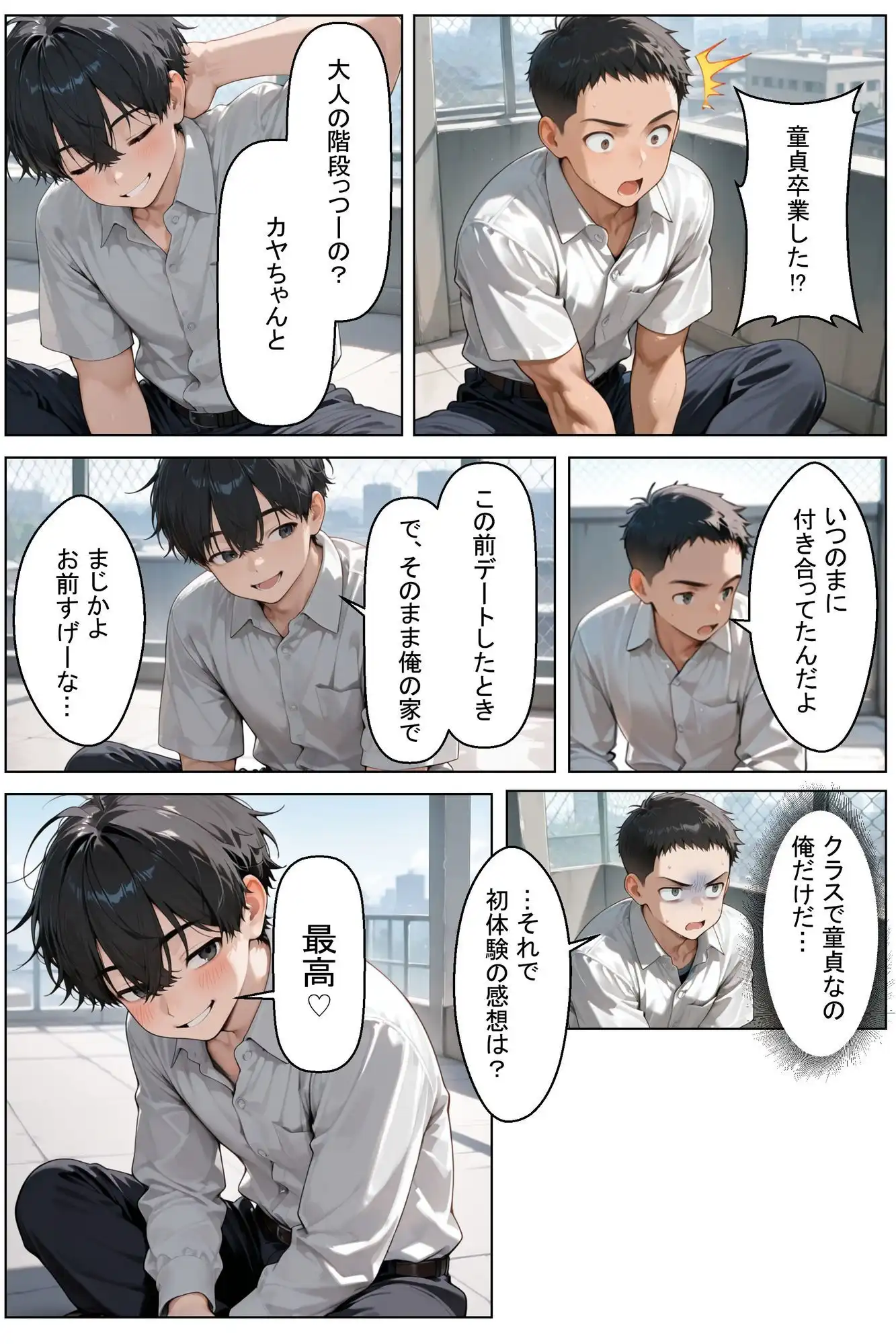 初めてできた彼女は巨乳のクラスメイトでした - サンプル1