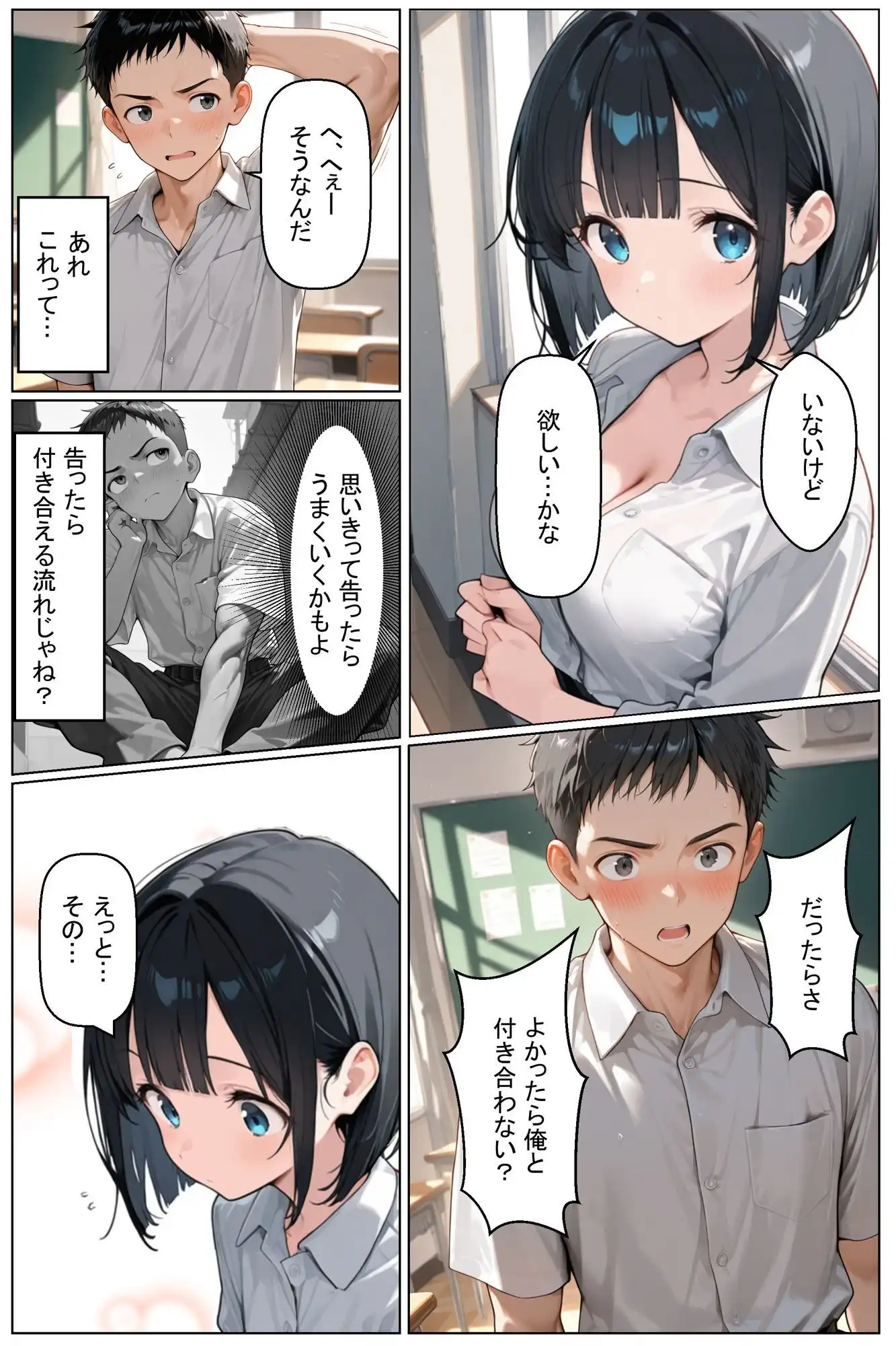 初めてできた彼女は巨乳のクラスメイトでした - サンプル4