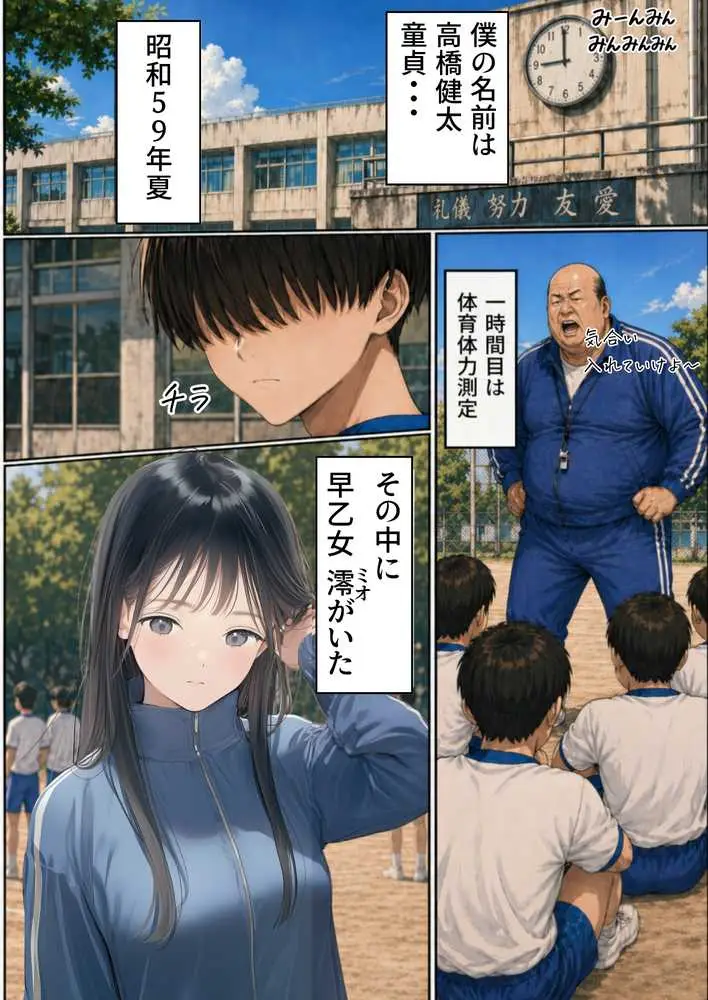 【昭和編】想いを寄せていたクラスメイトが中年メタボ教師(BMI40)と肉体関係だった件 - ページ04