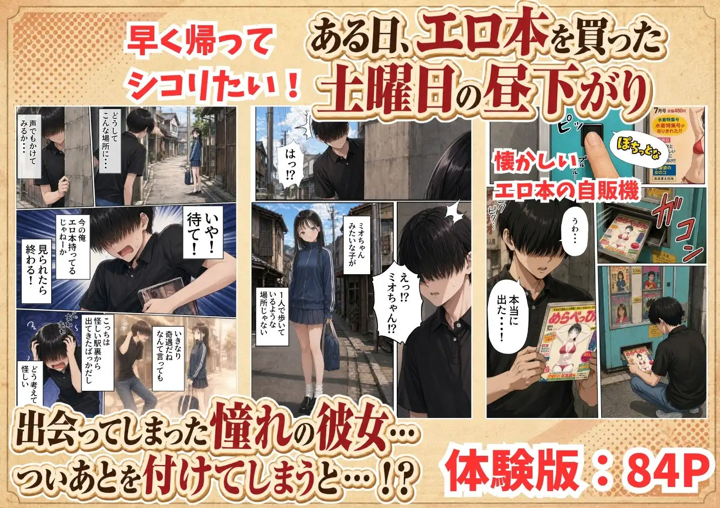 【昭和編】想いを寄せていたクラスメイトが中年メタボ教師(BMI40)と肉体関係だった件 - サンプル4