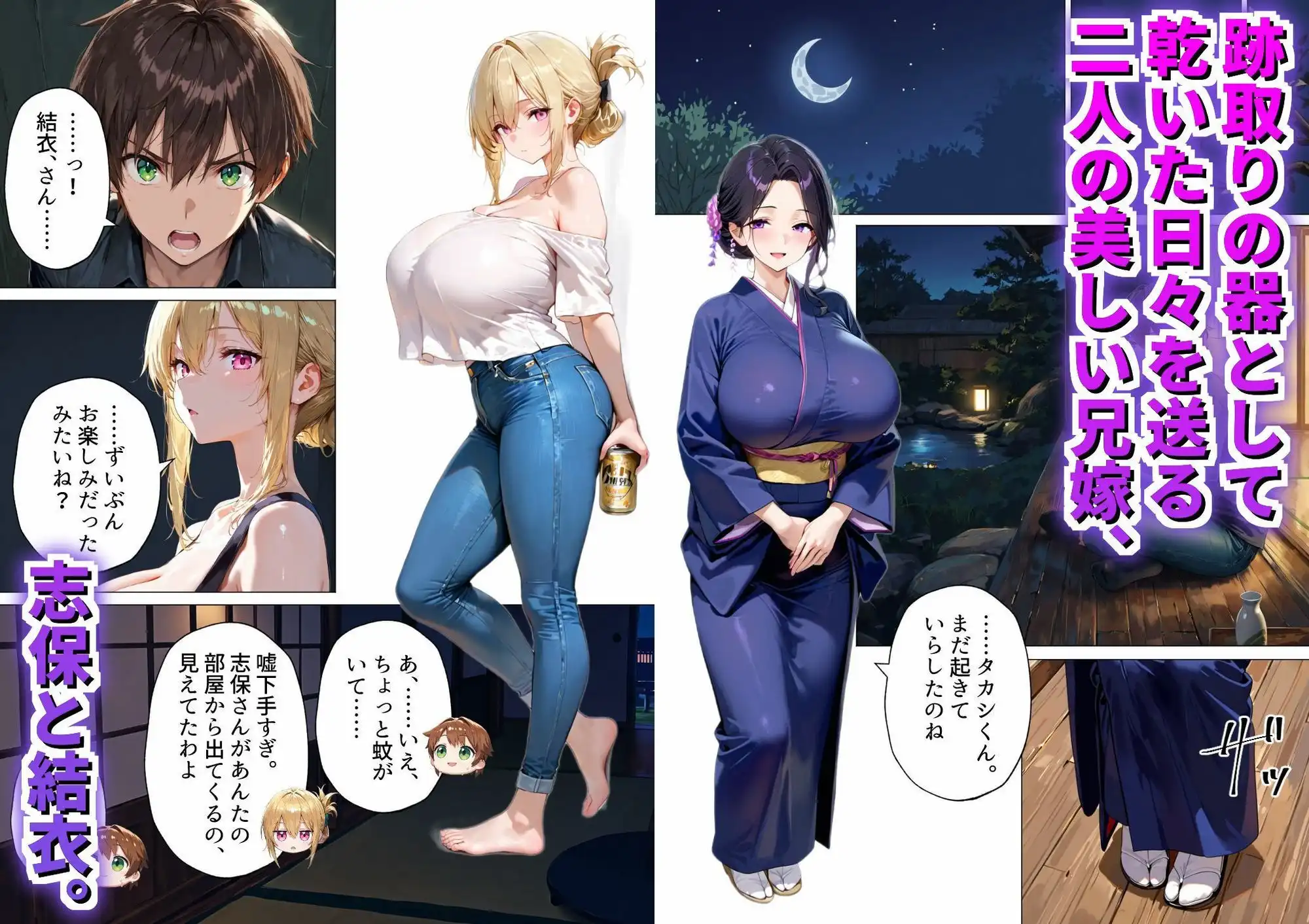 種付けの代役 〜期待外れの末っ子が、二人の兄嫁に托卵を強要されるまで〜 - サンプル1