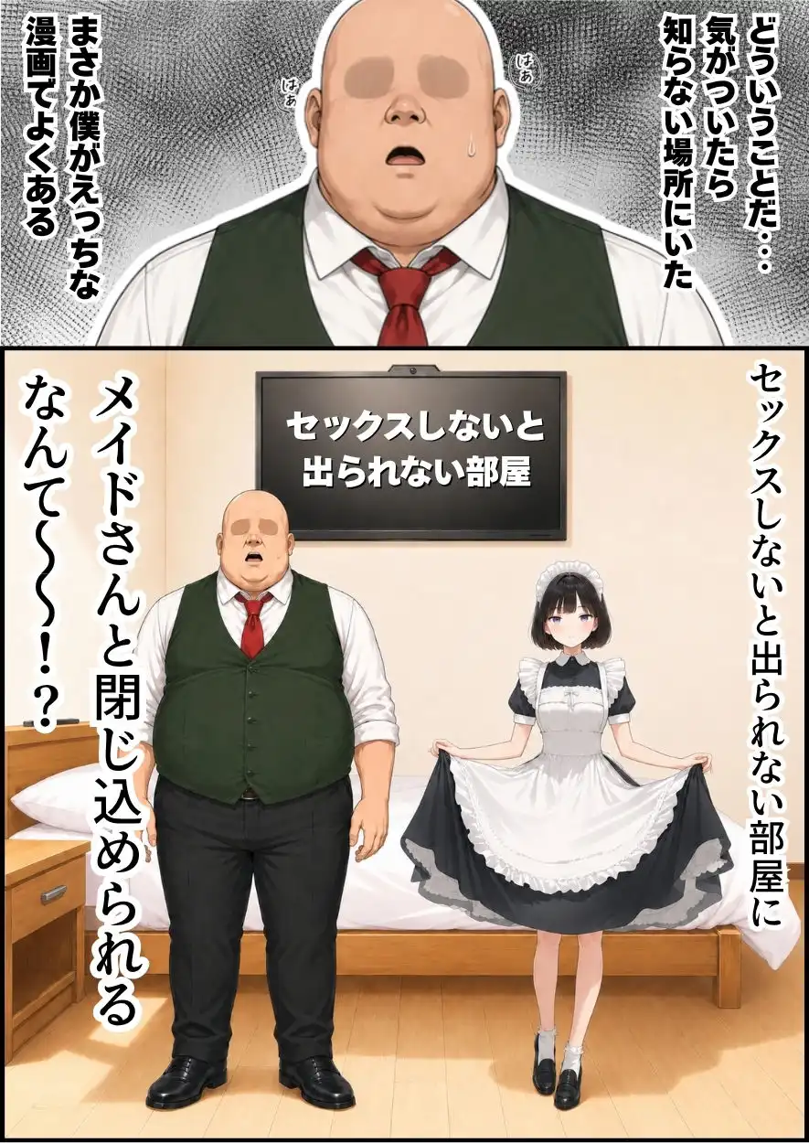 セックスしないと出られない部屋にジト目メイドさんと閉じ込められたんだが・・・ - サンプル1