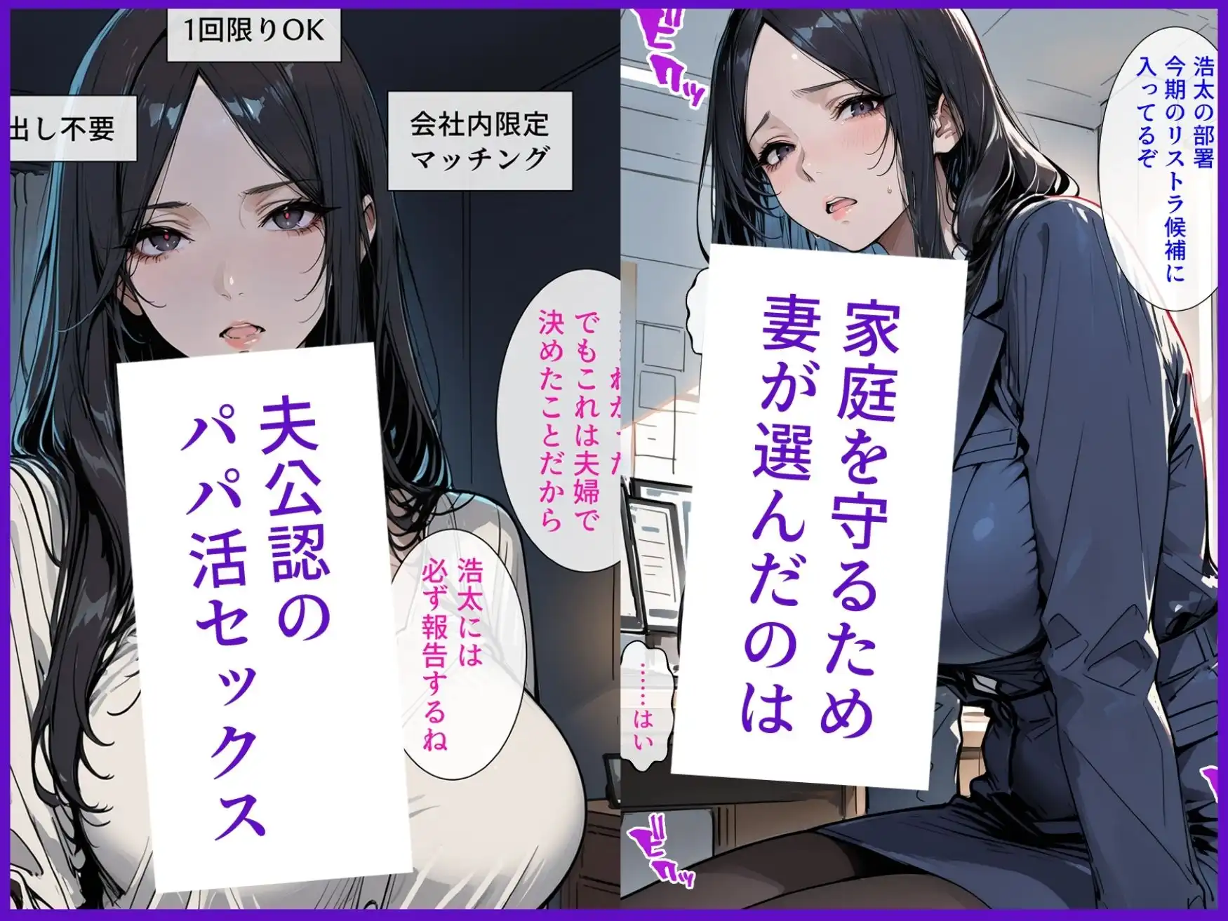 【究極NTR総集編・全1000ページ】 オフィスの彼女&社内パパ活アプリ 完全合本 〜欲求不満人妻と夫想い妻が、支配的上司の巨根と種付けで肉体も精神も完全に堕ちる背徳の記録〜 - サンプル6