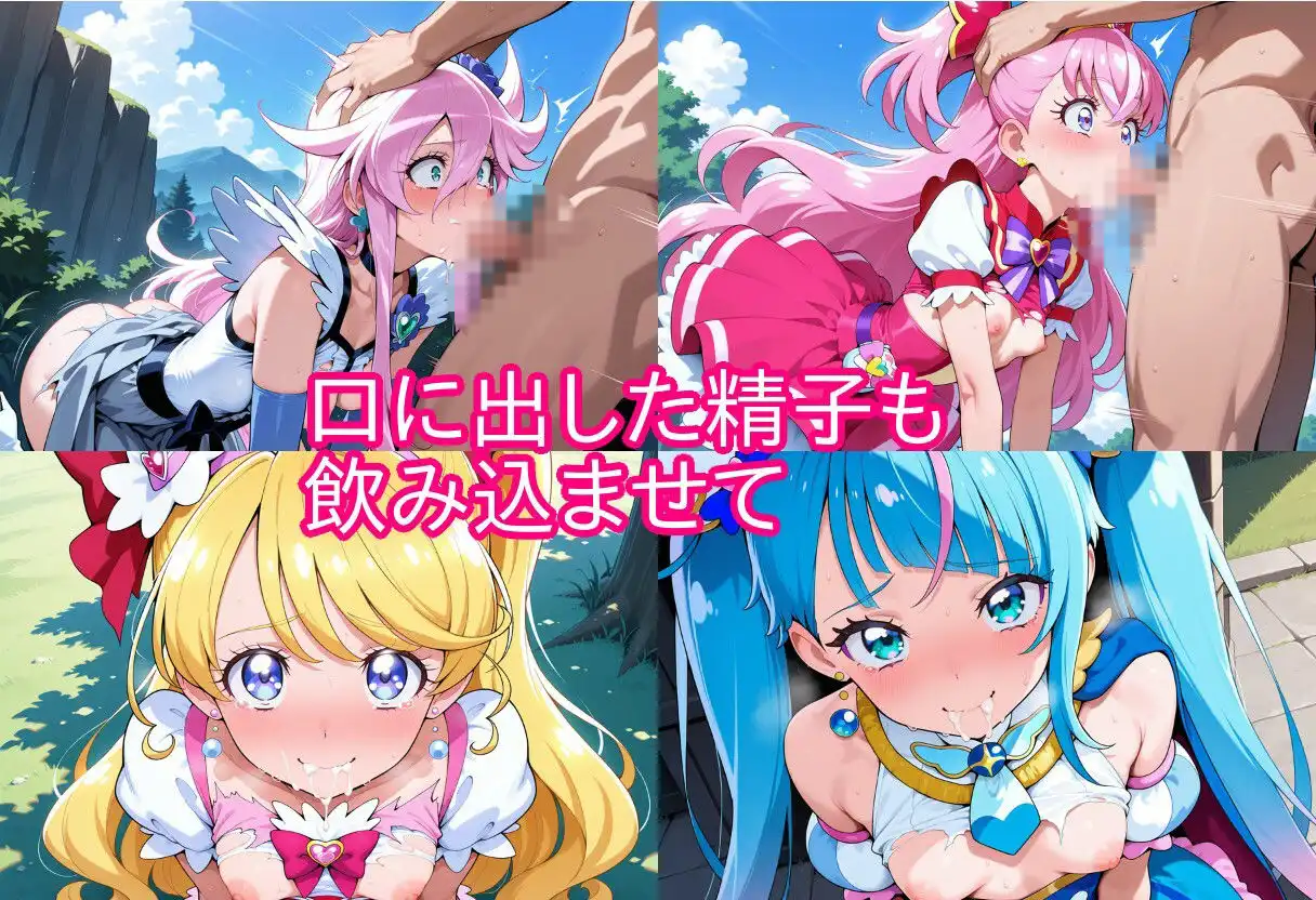 プリキュアの命乞い 何でもします、許してください… - サンプル4