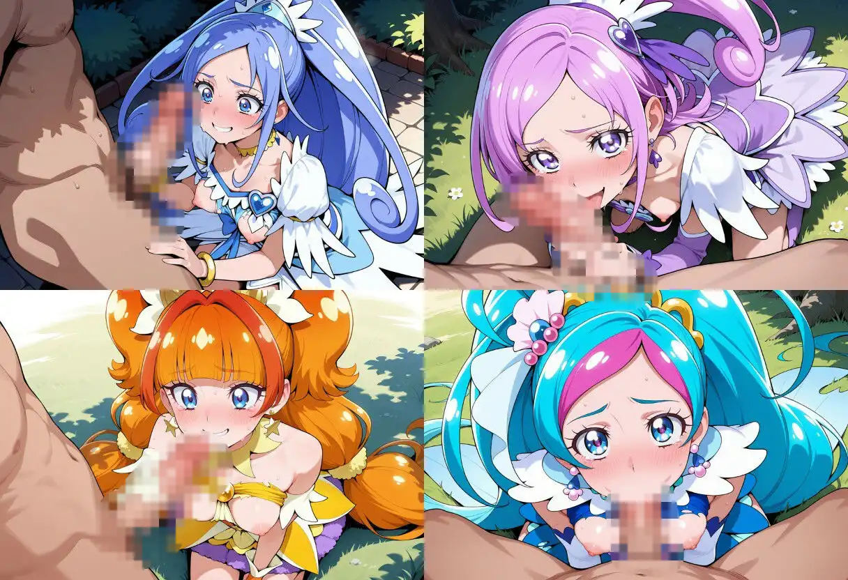 プリキュアの命乞い 何でもします、許してください… - サンプル8